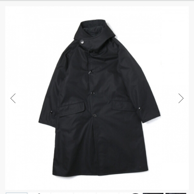 COMOLI(コモリ)のcomoliフーデッドコート メンズのジャケット/アウター(ステンカラーコート)の商品写真