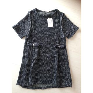 ザラキッズ(ZARA KIDS)の【未使用品】ZARA ワンピース 164cm(ひざ丈ワンピース)