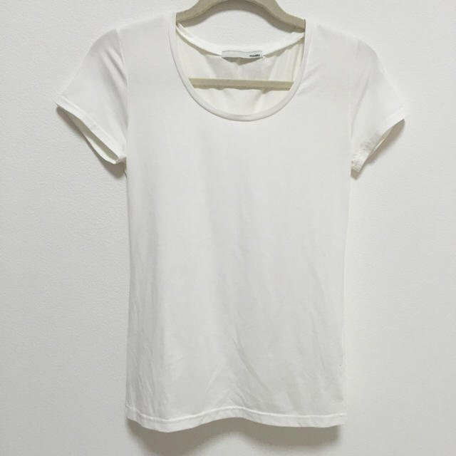 moussy(マウジー)のmoussy無地T♡白 レディースのトップス(Tシャツ(半袖/袖なし))の商品写真