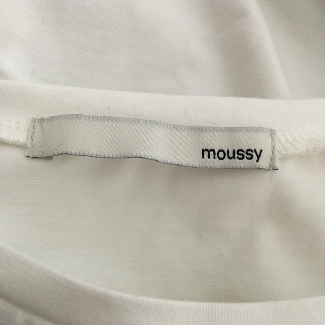 moussy(マウジー)のmoussy無地T♡白 レディースのトップス(Tシャツ(半袖/袖なし))の商品写真