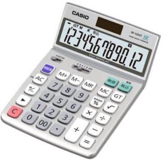 カシオ(CASIO)のCASIO 電卓　DF-120GT(オフィス用品一般)