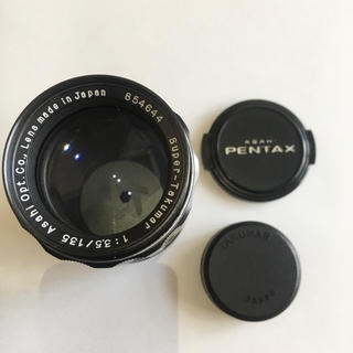 ペンタックス(PENTAX)の美品 Super-Takumar 135mm F3.5 純正後CAP タクマー(レンズ(単焦点))