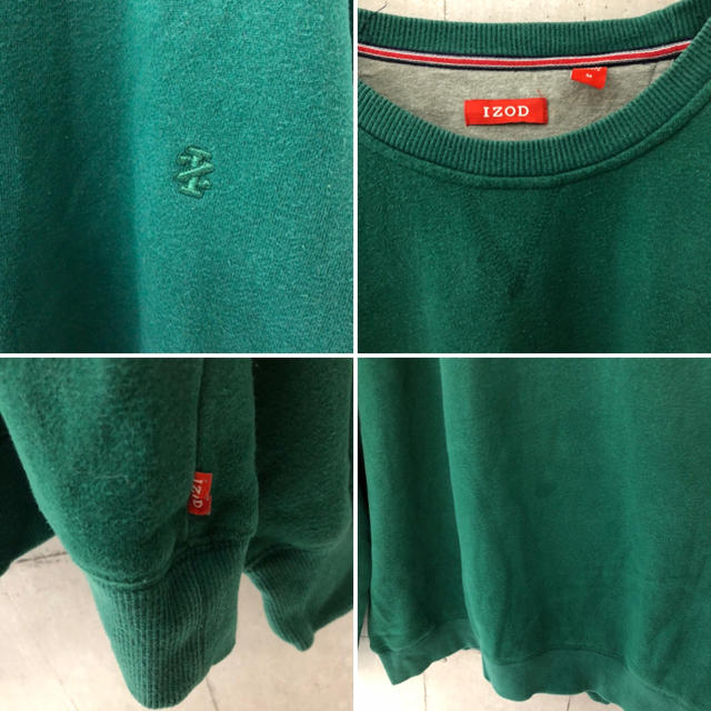 LACOSTE(ラコステ)の【人気カラー】IZOD スウェット 前V トレーナー 刺繍ワンポイント メンズのトップス(スウェット)の商品写真