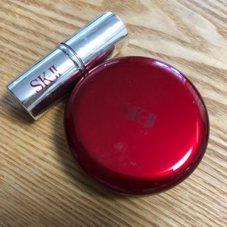 エスケーツー(SK-II)のSKII クリアビューティーエナメルラディアントクリームコンパクト　ブラシ付き(ファンデーション)