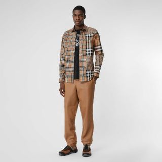 バーバリー(BURBERRY)の★★★様専用 BURBERRY クラシックフィット パッチワークチェックシャツ(シャツ)