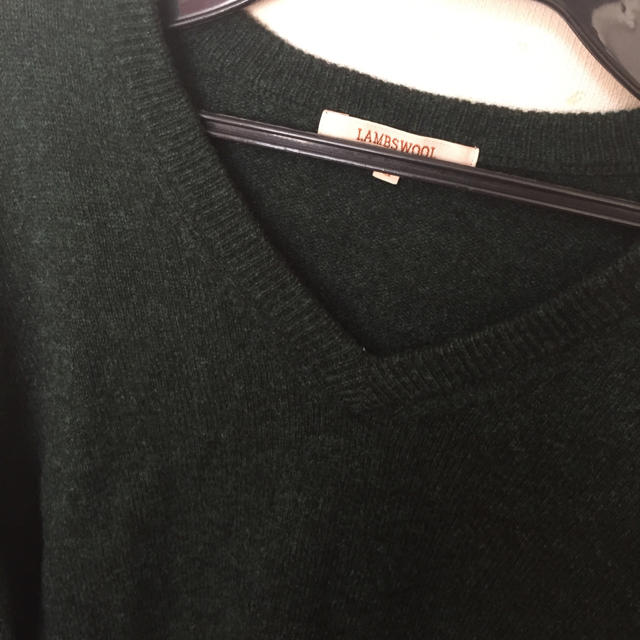 UNIQLO(ユニクロ)のUNIQLO モスグリーン セーター メンズのトップス(ニット/セーター)の商品写真