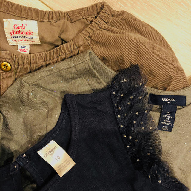 OshKosh(オシュコシュ)の美品★10歳女児オシュコシュ他ワンピース3枚セット キッズ/ベビー/マタニティのキッズ服女の子用(90cm~)(ワンピース)の商品写真