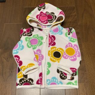 オールドネイビー(Old Navy)のOLD NAVY  オールドネイビー　パーカー  フリース  6〜12M  花柄(ジャケット/コート)