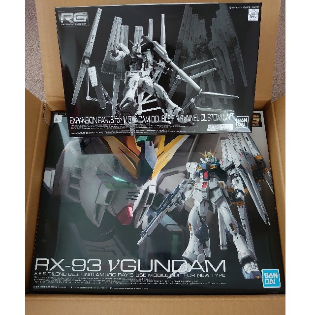 得価国産 BANDAI - 送料込 RG 1/144 νガンダム ダブルフィンファンネル