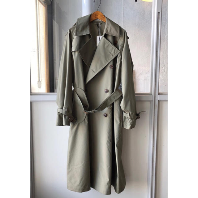 売上実績NO.1 COMOLI - AURALEE FINX POLYESTER BIG TRENCH COAT