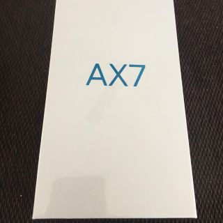 oppo/国内正規品 AX7(CPH1903)  64GB simフリー