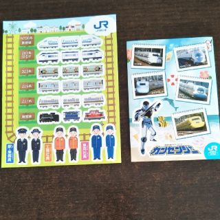 ジェイアール(JR)のJR西日本 カンセンジャー　鉄道グッズ　ステッカー　非売品(鉄道)