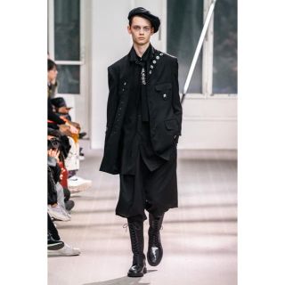 ヨウジヤマモト(Yohji Yamamoto)のyohji homme ブーツ 19aw ギャバ ジャケット ヨウジ オム(ブーツ)