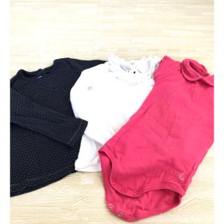 プチバトー(PETIT BATEAU)のプチバトー  カットソー2枚(シャツ/カットソー)