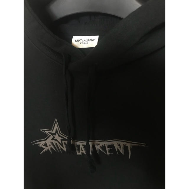 SAINT LAURENT サンローラン スター ロゴ パーカー Sサイズ 売場 Saint Laurent hoodie スター パーカー パーカー