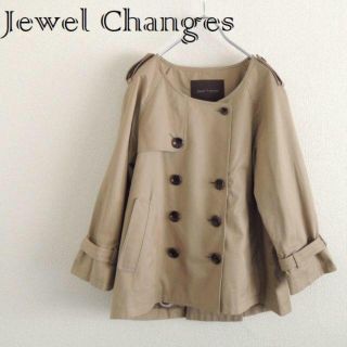 ジュエルチェンジズ(Jewel Changes)の♥モモキチ様♥Jewel changes ショートトレンチコート(トレンチコート)