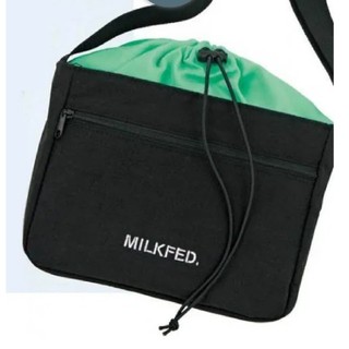 ミルクフェド(MILKFED.)の未使用　MILKFED.‎ 外ポケット付きショルダーバッグ
(ショルダーバッグ)