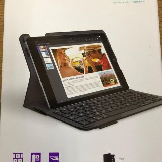 アイパッド(iPad)の美品❗️ロジクールのiPad エア2  カバー一体キーボード(iPadケース)