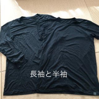 ユニクロ(UNIQLO)のメンズ　ヒートテック  L(Tシャツ/カットソー(七分/長袖))