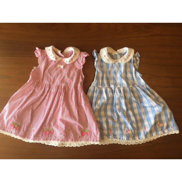 motherways(マザウェイズ)のマザウェイズ　ワンピースセット キッズ/ベビー/マタニティのベビー服(~85cm)(ワンピース)の商品写真