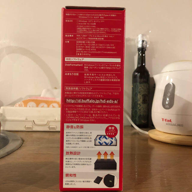 得価高品質┳ BUFFALO by オズ's shop｜ラクマ 外付けハードディスク HD-EDS3.0U3-BAの通販 超歓迎好評