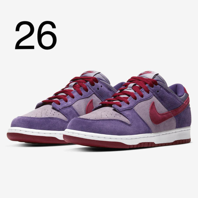 NIKE(ナイキ)のNIKE SBダンク DUNK PLUM プラム 復刻 メンズの靴/シューズ(スニーカー)の商品写真