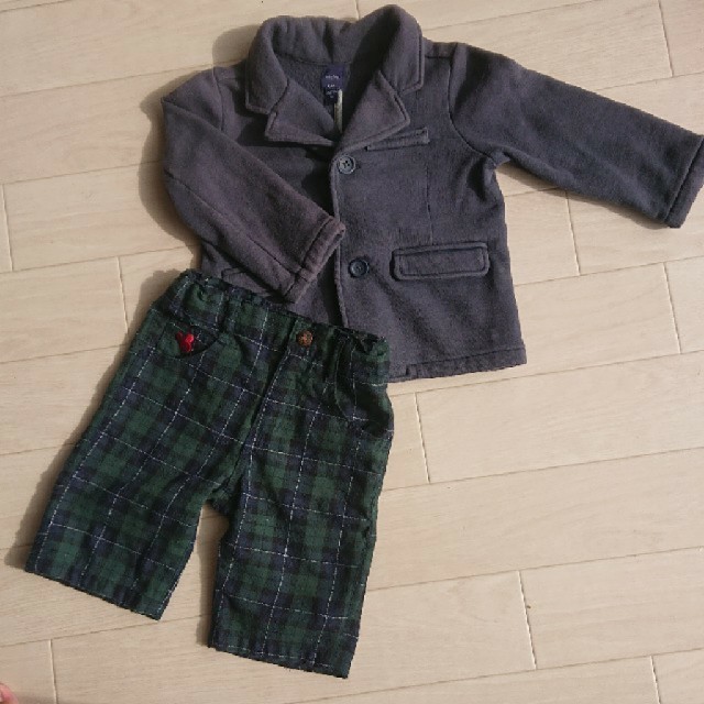 babyGAP(ベビーギャップ)のbabygap ジャケット ディズニー ハーフパンツ セット キッズ/ベビー/マタニティのキッズ服男の子用(90cm~)(ジャケット/上着)の商品写真