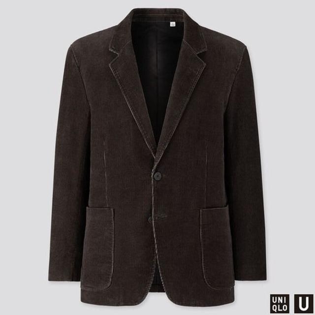 UNIQLO U コーデュロイジャケット ダークブラウン S | フリマアプリ ラクマ