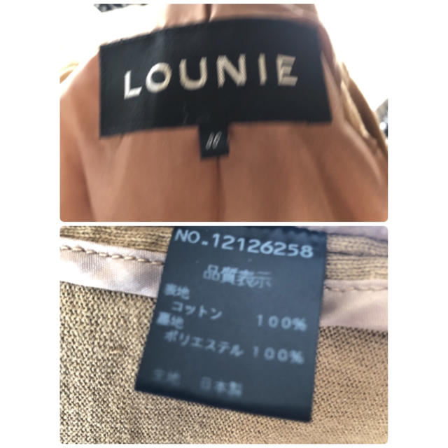 LOUNIE(ルーニィ)のLOUNIE ジャケット レディースのジャケット/アウター(テーラードジャケット)の商品写真