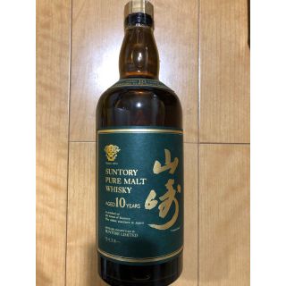 サントリー(サントリー)のレア！　山崎10年 グリーンラベル 700mlでなく750ml(ウイスキー)