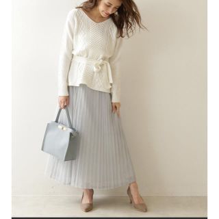 プロポーションボディドレッシング(PROPORTION BODY DRESSING)のプロポーションボディドレッシング チュール×ニットセットアップ(セット/コーデ)