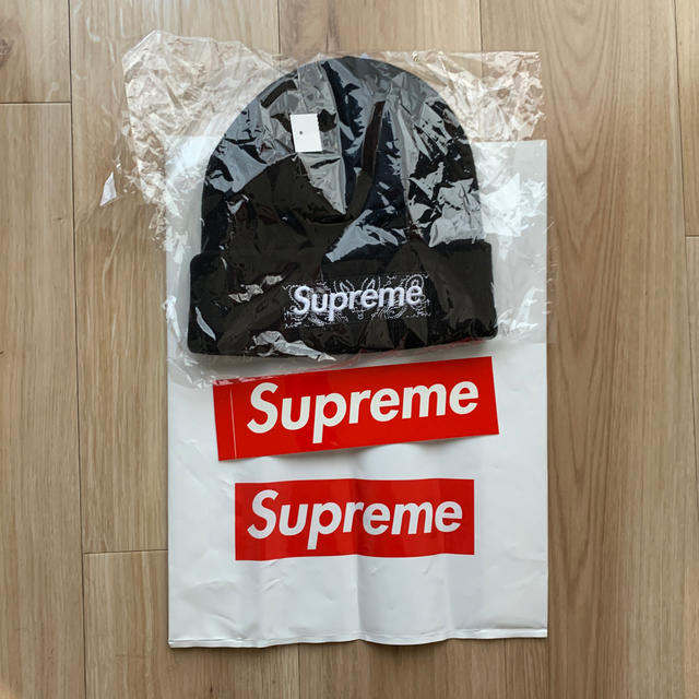 Supreme(シュプリーム)のsupreme box logo bandana beanie new era メンズの帽子(ニット帽/ビーニー)の商品写真