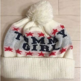 トミーガール(tommy girl)のTommy girl ニット帽(ニット帽/ビーニー)