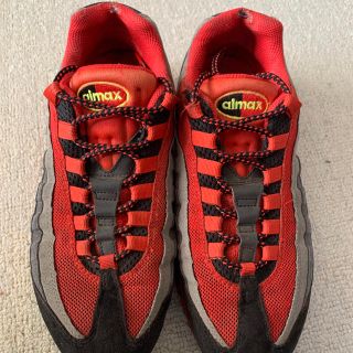 ナイキ(NIKE)の【ジャンク扱い】NIKE AIR MAX 95 RED (スニーカー)