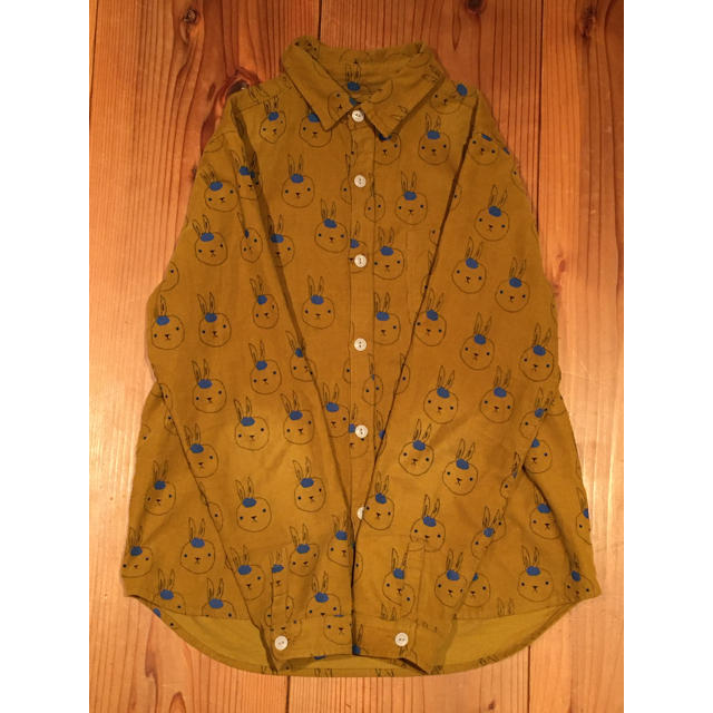 MARKEY'S(マーキーズ)の【USED150】マーキーズ　HOGAN コーデュロイ　ウサギ　シャツ キッズ/ベビー/マタニティのキッズ服女の子用(90cm~)(Tシャツ/カットソー)の商品写真