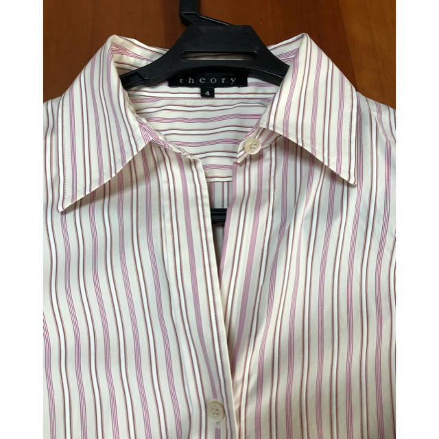セオリー⭐ストライプブラウス シャツ size4 通販特価 fabiolandert.com