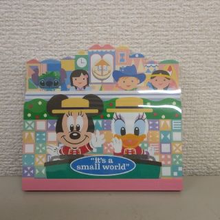 ディズニー(Disney)のTDL イッツ ア スモールワースドのメモ用紙(キャラクターグッズ)