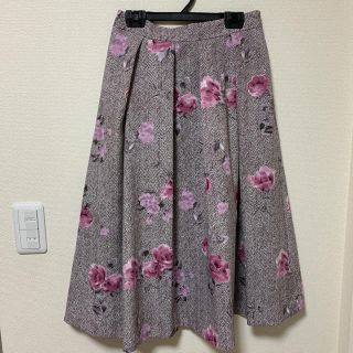 ミッシュマッシュ(MISCH MASCH)の美人百花 ミッシュマッシュ  花柄スカート(ひざ丈スカート)