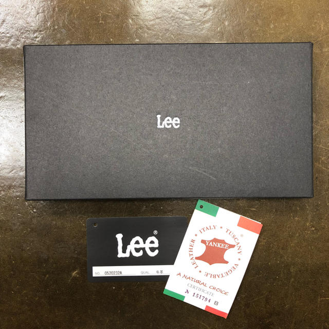 Lee(リー)の新品　未使用　Lee LF長財布　イタリーレザー  イエロー レディースのファッション小物(財布)の商品写真