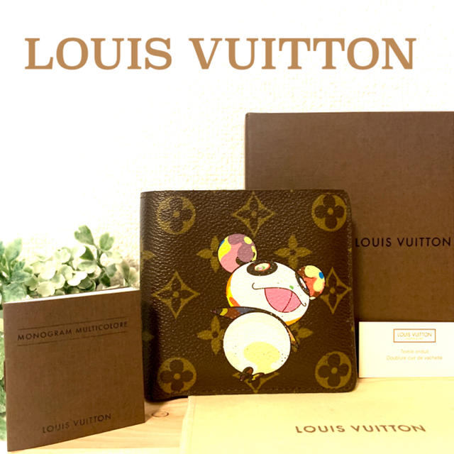 LOUIS VUITTON(ルイヴィトン)のルイヴィトン ❤️モノグラム ✨パンダ✨二つ折り財布✨ レディースのファッション小物(財布)の商品写真