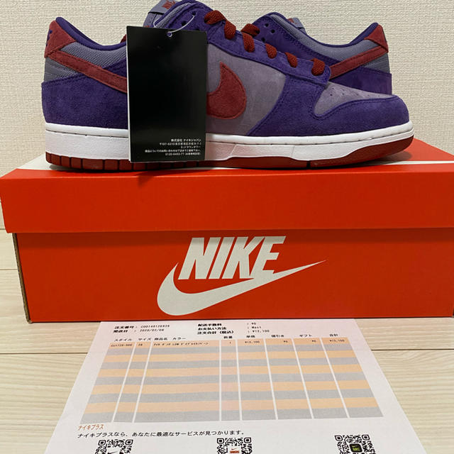 NIKE(ナイキ)のNIKE DUNK LOW "PLUM" メンズの靴/シューズ(スニーカー)の商品写真