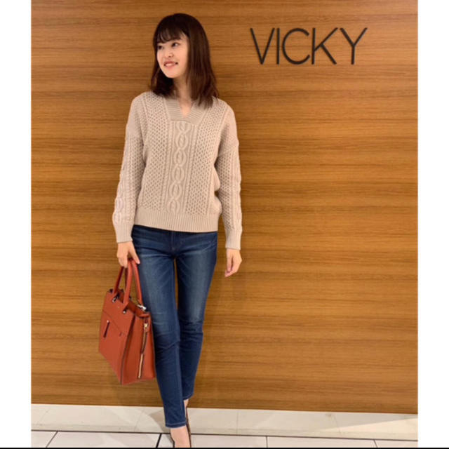 VICKY ケーブルニット 1