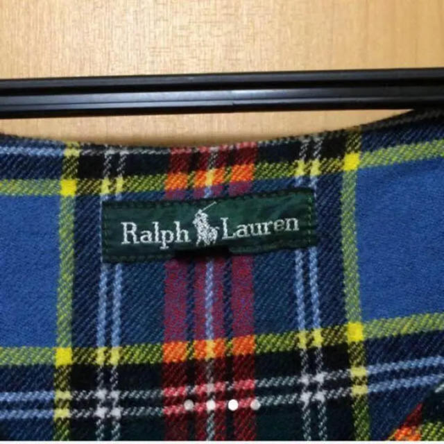 Ralph Lauren(ラルフローレン)のRalph Lauren ラルフローレン150A ジャンパースカート 後ろリボン キッズ/ベビー/マタニティのキッズ服女の子用(90cm~)(ワンピース)の商品写真