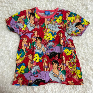 ディズニー(Disney)のアリエル総柄Tシャツ(Tシャツ(半袖/袖なし))