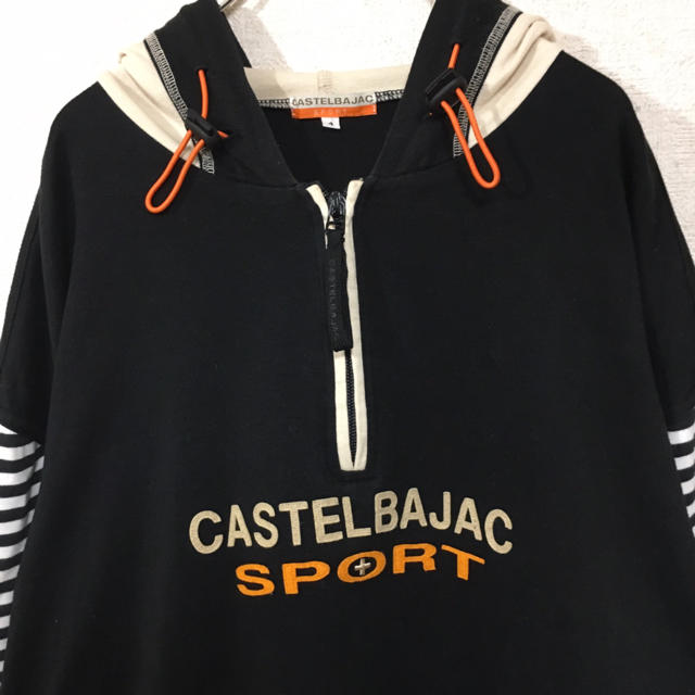 CASTELBAJAC(カステルバジャック)のカステルバジャック パーカー スウェット ハーフジップ ビッグシルエット メンズのトップス(パーカー)の商品写真