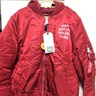 シュプリーム(Supreme)のanti social social club ma1(ミリタリージャケット)