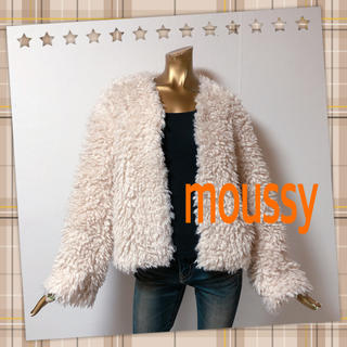 マウジー(moussy)のmoussy ★ 激かわ プードル風 ファー ショート コート ジャケット(毛皮/ファーコート)