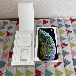 アップル(Apple)のay00I7様専用　美品 iPhoneXs スペースグレイ 64GB (スマートフォン本体)