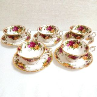 ロイヤルアルバート(ROYAL ALBERT)の★　ロイヤルアルバート　オールドカントリーローズ　5客(食器)