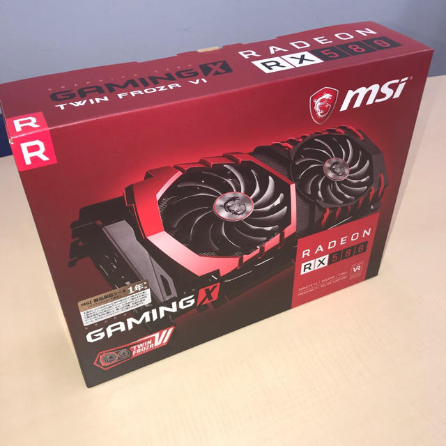 3個セット【未使用】MSI Radeon RX 580 GAMING X8G